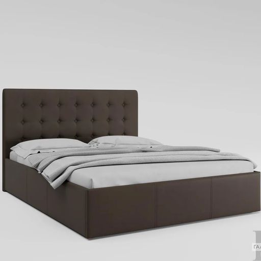 Кровать с подъёмным механизмом «Эва», коричневая